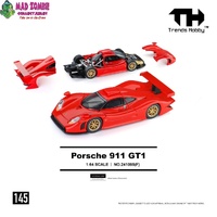 Trend Hobby -911 GT1 1988 Openable Front & Rear Hood Red Colour - (PRE-ORDER)