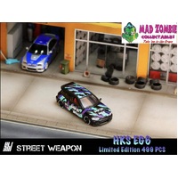 Street Weapon 1/64 Scale - Honda Civic EG6 HKS Livery - Limited to 499 World Wide