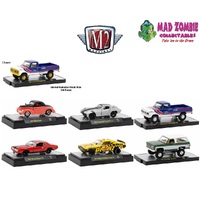M2 Machines 1/64 Scale - Auto-Thentics Release 87 Assortment (Set of 6) - (Factory Sealed Box)