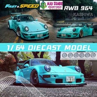 Fast & Speed 1/64 Scale - RWB 964 Kashiwa X Version Rear Wing Blue