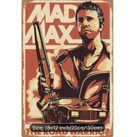Mad Max The Road Warrior Tin Sign
