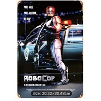 Robocop Tin Sign