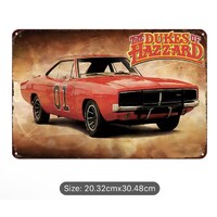 Dukes of Hazzard Tin Sign