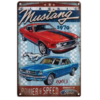 Ford Mustang Tin Sign