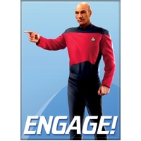 Star Trek The Next Generation Refrigerator Magnet - Engage
