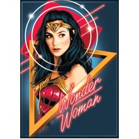 Dc Comics Wonder Woman 1984 Movie Refrigerator Magnet - 80s Style WW Image Photo