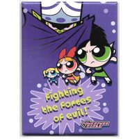 The Powerpuff Girls Refrigerator Magnet - Fighting Forces of Evil!