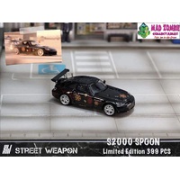 Street Weapon 1/64 Scale - Honda S2000 Black Fast & Furious - Limited to 399 World Wide