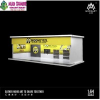 MoreArt - 1/64 Scale Garage Theme with LED Light - Mooneyes Garage Workshop Diorama