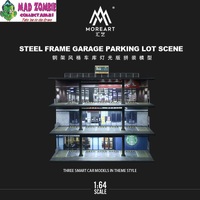 MoreArt - 1/64 Scale - Four-Story Parking Lot with LED Light Size: 30 x 13 3 x 10cm
