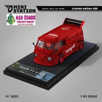 Mini Station 1/64 Scale - VW T1 Base Version Supreme Christmas Livery (Limited to 499 Pieces World Wide)