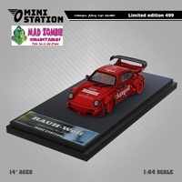 Mini Station 1/64 Scale - RWB964 Supreme Christmas Livery (Limited to 499 Pieces World Wide)