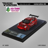 Mini Station 1/64 Scale - 992 Supreme Christmas Livery (Limited to 499 Pieces World Wide)
