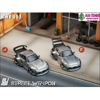 Street Weapon 1/64 Scale - RWB993, Rauh-Welt Modified. Raw Color GT Wing or High Wing - PRE-ORDER