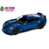 Auto World 1/64 Premium 2024 Release 2B - 2019 Chevrolet Corvette Z06 (with Z07 Performance Package) Elkhart Lake Metallic