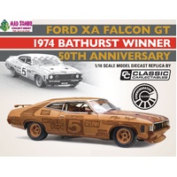 Classic Carlectables 1/18 Scale - Ford XA Falcon GT 1974 Bathurst Winner 50th Anniversary GOLD (Limited Edition 500 Pieces World Wide) - (PRE-ORDER)
