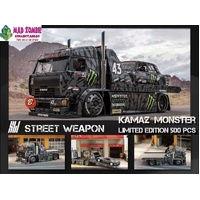 Street Weapon 1/64 Scale - Monster Forza Livery Kamaz Tow Truck (Limited to 500 Pieces World Wide) - PRE-ORDER