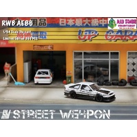 Street Weapon 1/64 Scale - RWB Levin AE86 Manga Fujiwara (Limited to 299 Pieces World Wide) - PRE-ORDER