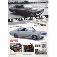 Classic Carlectables 1/18 Scale - Holden HK Monaro GTS 327 Silver Mink - (PRE-ORDER)