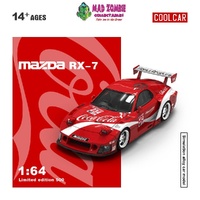 Cool Car 1/64 - RX-7 FD3S Widebody Modified Coca Cola Livery Red - PRE-ORDER