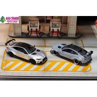 Street Weapon 1/64 Scale - M4 G82, Adro Body Kit Wild Body Modified (Silver or Grey) - PRE-ORDER