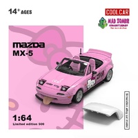 Cool Car 1/64 - MX-5 Eunos Roadster (NA/Miata) Widebody Retractable-Headlight (Light Pink Kitty) (Limited to 500pcs World Wide) - PRE-ORDER