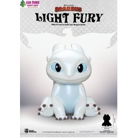 How to Train Your Dragon Beast Kingdom Large Vinyl Piggy Money Bank - Light Fury