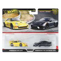 Hot Wheels Premium 2 Pack Porsche 993 GT2 / Porsche 718 Cayman GT4