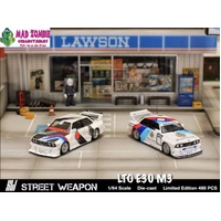 Street Weapon 1/64 Scale - BMW M3 E30, Live to Offend Modified. LTO Livery OR DTM Racing Livery - PRE-ORDER