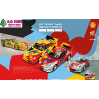 Sparky x Tiny 1/64 - 993 CARRERA CUP 1993 SHELL COMBO WITH REAR SPOILER - PRE-ORDER