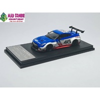 Model Collect 64 1/64 - GT-R R35 Silhouette Works GT 35GT-RR Blue-White #46 Livery - PRE-ORDER