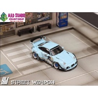 Street Warrior 1/64 Scale - Porsche RWB 993 KANAGAWA SURFING livery (GT WING) - Limited to 500 Pieces World Wide