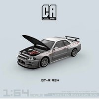 Cool Art - Nissan GT-R R34 - Silver (Limited to 500 Pieces World Wide)
