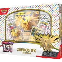 Pokemon TCG - Scarlet & Violet 151 4-Pack Zapdos ex Collection Box