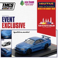 Ignition Model 1/64 Scale - TMCS Event Special R34 Blue - PRE-ORDER