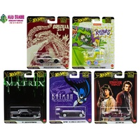 Hot Wheels 1:64 Pop Culture N Case 2025 Assortment - Set of 5 - PREORDER