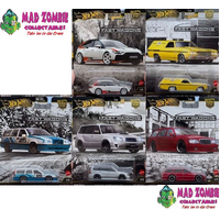 Hot Wheels 1/64 Car Culture 2025 J Case – HW FAST WAGONS Set of 5