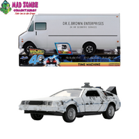 Jada 1/32 Back to the Future - Delorean (Frosted)  Vehicle with Truck Box (SDCC Exclusive)