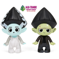 Universal Monsters Trollify Mash Up Frankenstein and Bride of Frankenstein 5" Vinyl Figure Two-Pack