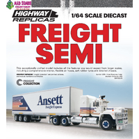 Highway Replicas 1/64 Scale - 12036 Freight Semi - Ansett Freight Express - (PRE-ORDER)