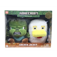 Minecraft Movie Limited Edition 10" Twin Pack Plush - Chicken Jockey