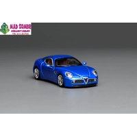 Motorhelix 1/64 - Alfa Romeo 8C Competizione 2008 Metallic Blue - (PRE-ORDER)