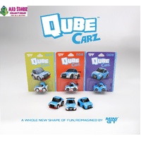 MINI GT Qube Carz - Set of 3 (POSSIBLE CHASE VARIANT SUPPLIED) - PRE-ORDER