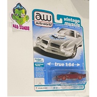 Auto World 1:64 Premium 2022 Release 2B Assortment - ULTRA RED CHASE - 1976 Pontiac Firebird T/A