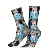 Labyrinth Calf High Socks - Jareth - David Bowie