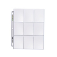 ULTRA PRO Page - 18PKT Silver Series Page (Holds 2.5" x 3.5" cards) (PK25)