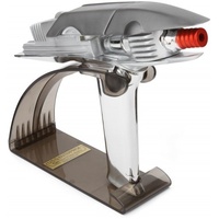 Star Trek QMx Enterprise Metal-Plated Phaser 1:1 Replica Prop