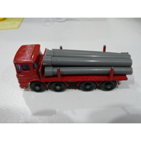 Lesney - Vintage Matchbox Lesney No. 10 Pipe Truck – Red – Made in England – Loose