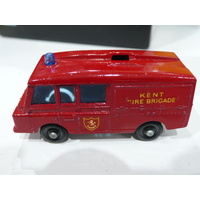 Lesney - Vintage Matchbox Lesney No. 57 Land Rover Fire Truck – Kent Fire Brigade – Loose