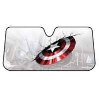 Captain America Shield Accordion Bubble Sunshade 